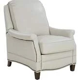 Ashebrooke Manual Recliner in Cason Putty Neutral Top Grain Leather